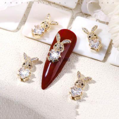 Forever Love Nail Art Charms Rabbits Bunnies