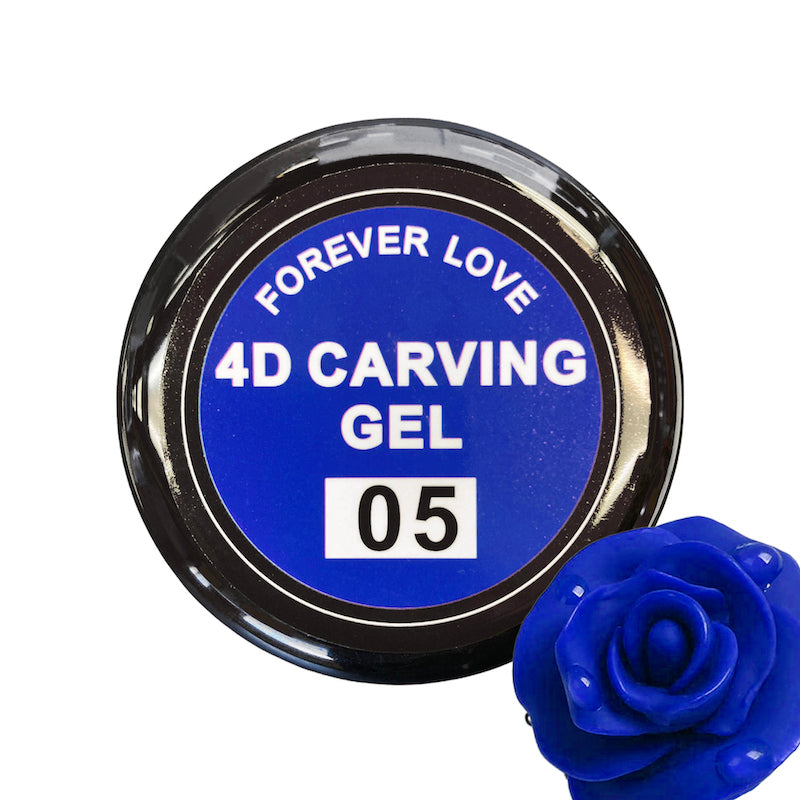 4D Carving Gel 05 Dark Blue - Forever Love