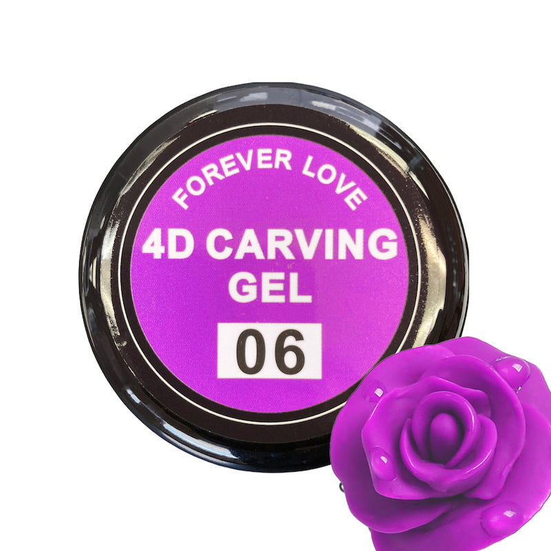 4D Carving Gel 06 Purple - Forever Love
