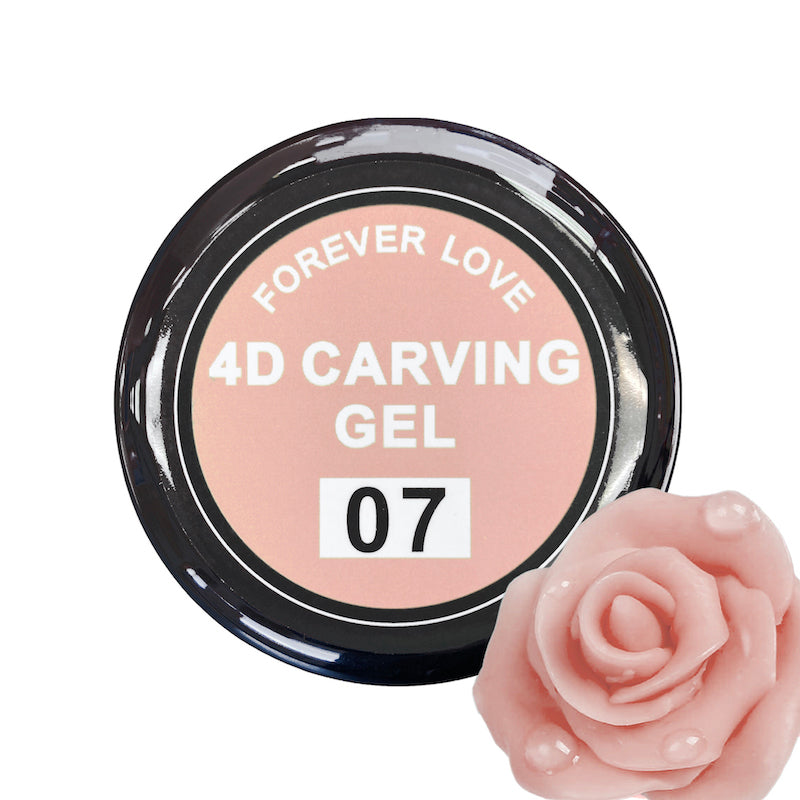 4D Carving Gel 07 Nude - Forever Love