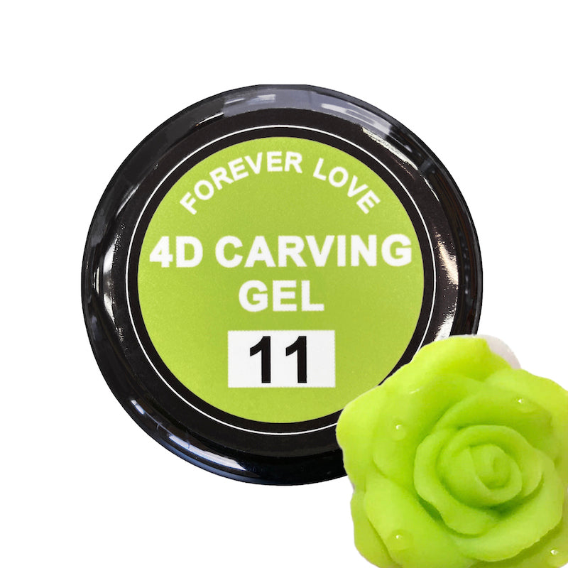 4D Carving Gel 11 Light Green - Forever Love