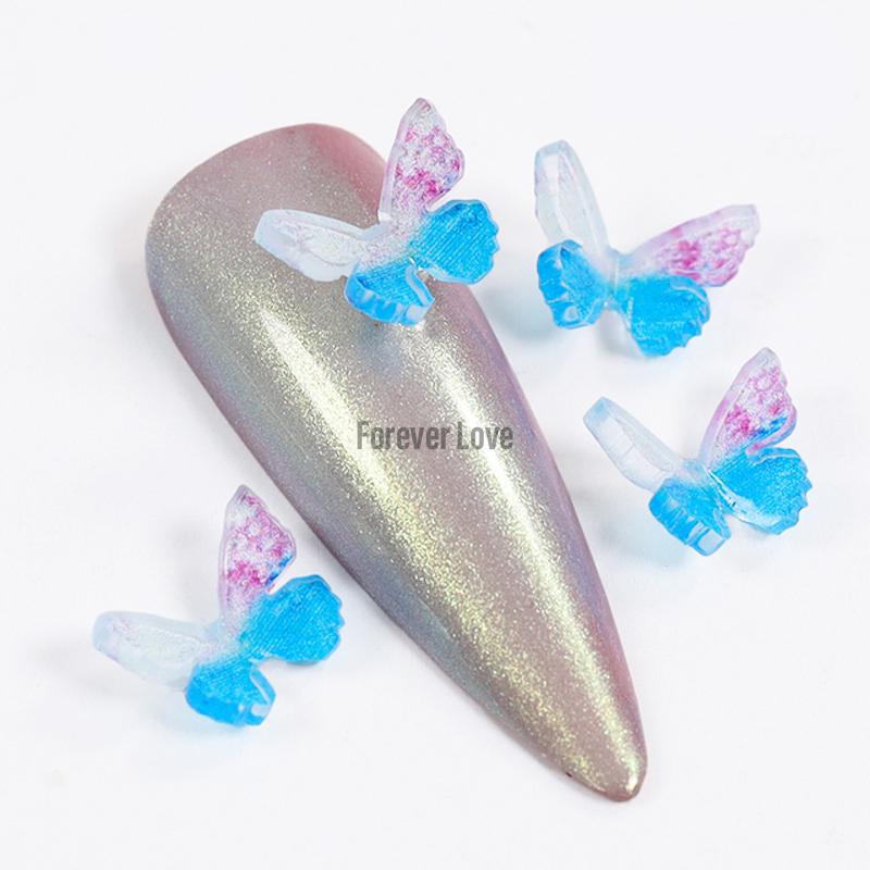 Forever Love Nail Art Charms Butterflies