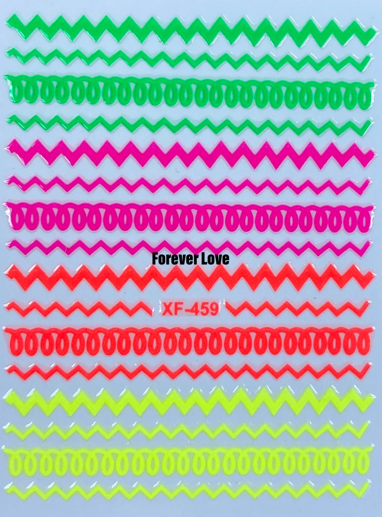 Forever Love Nail Art Stickers Decals