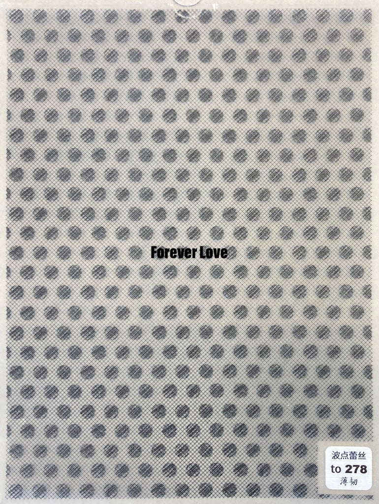 Forever Love Nail Art Stickers Decals