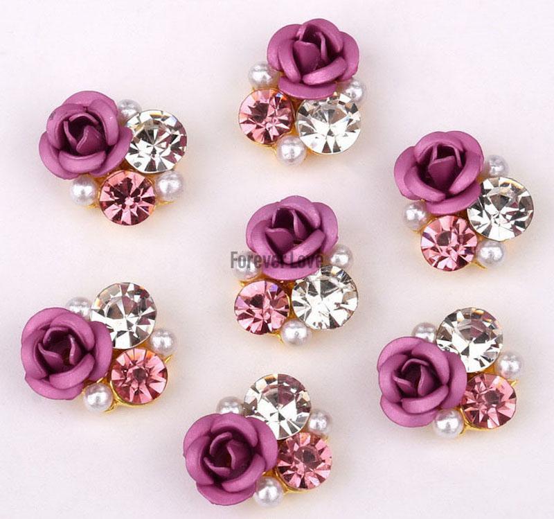 Forever Love Nail Art Charms Rose