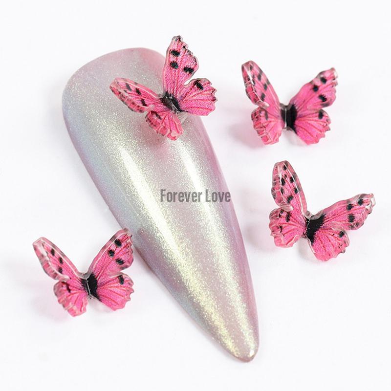 Forever Love Nail Art Charms Butterflies