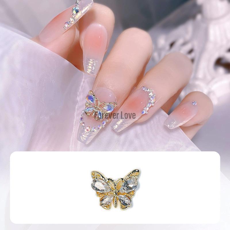 Forever Love Nail Art Charms Butterflies