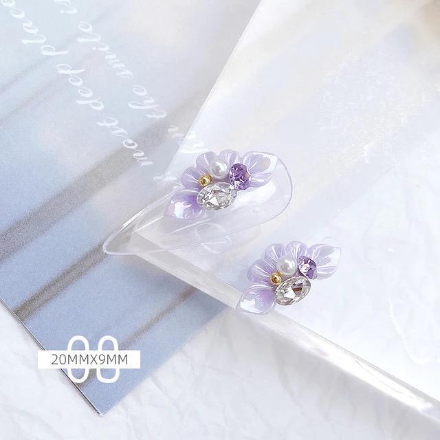 Forever Love Nail Art Charms 3D Flowers