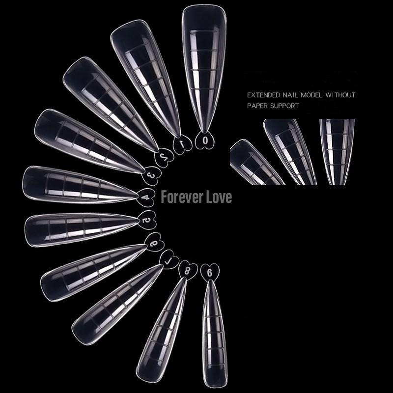 PolyGel Nail Tips 01 (Full Cover) (Box) - Forever Love
