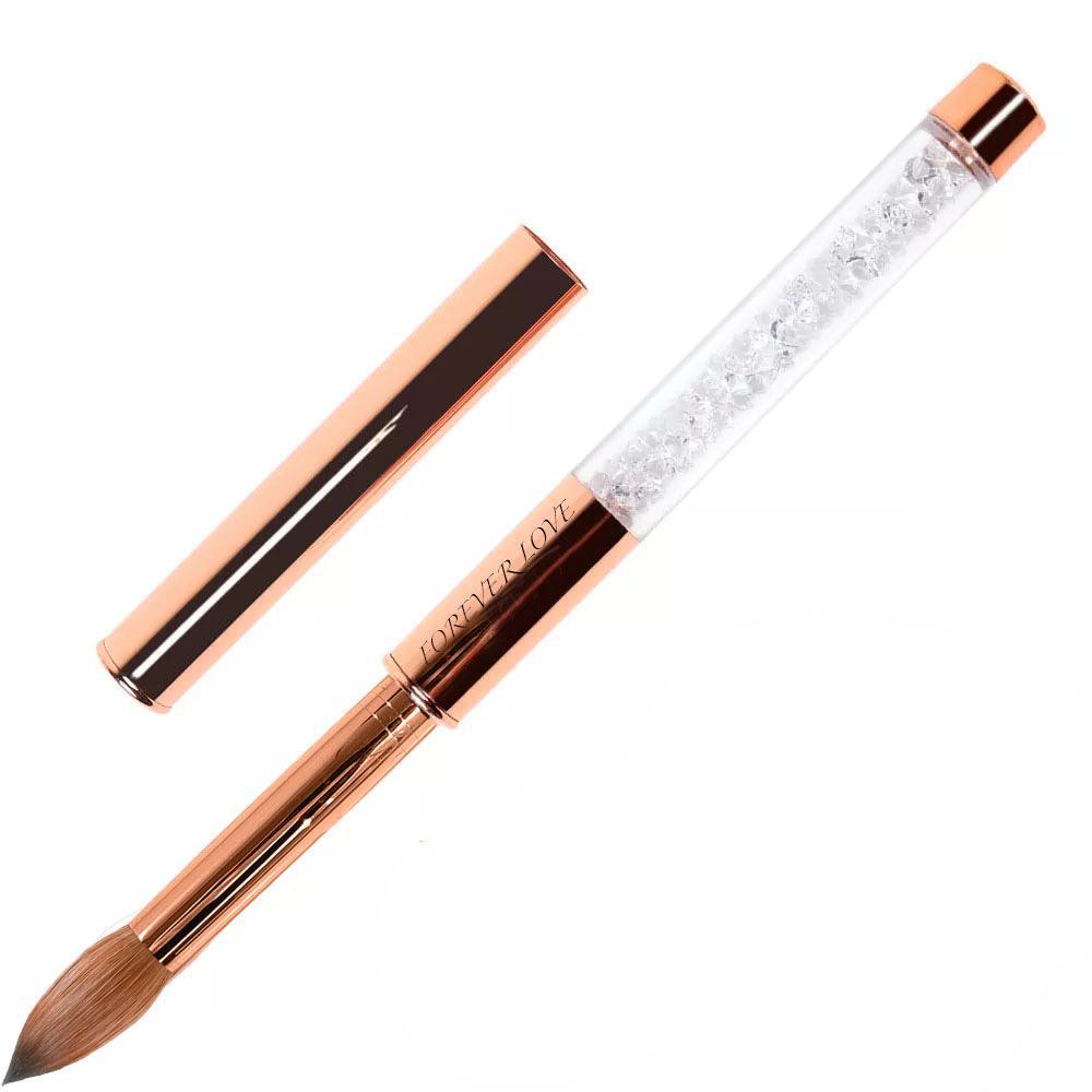 Forever Love Synthetic Acrylic Brush Rose Gold