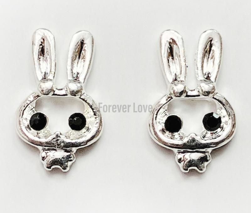 Forever Love Nail Art Charms Rabbits Bunnies