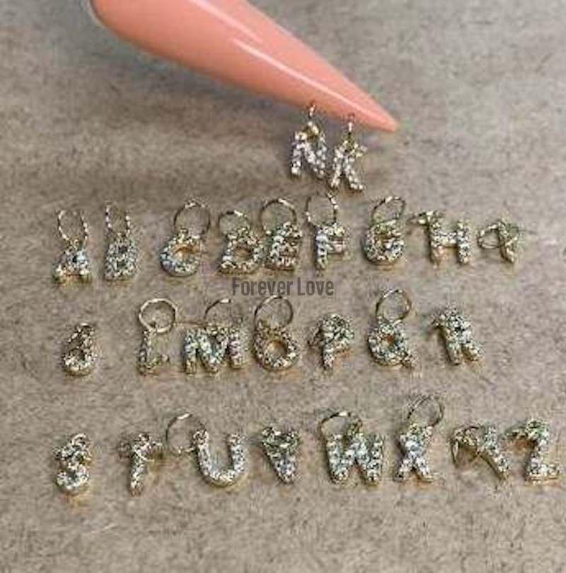 Forever Love Nail Art Charms Letters