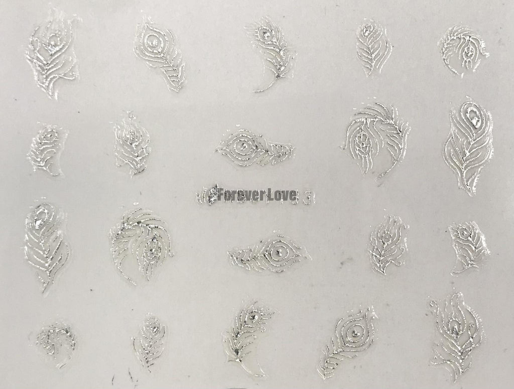 Forever Love Nail Art Stickers Decals