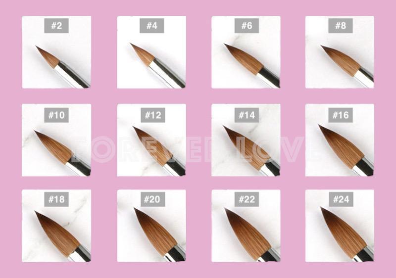 Forever Love Synthetic Acrylic Brush Rose Gold