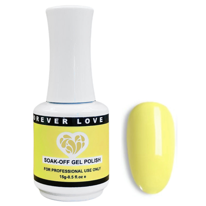 Gel F01 - Forever Love Gel Nail Polish Yellow