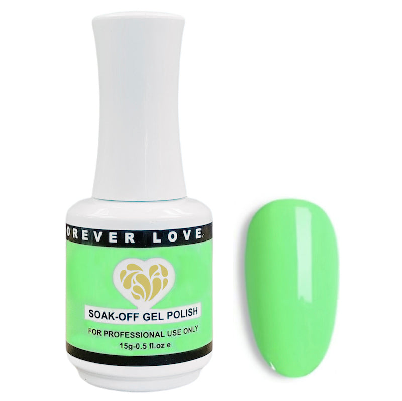 Gel F03 - Forever Love Gel Nail Polish Green