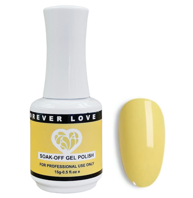 Gel F07 - Forever Love Gel Nail Polish Yellow