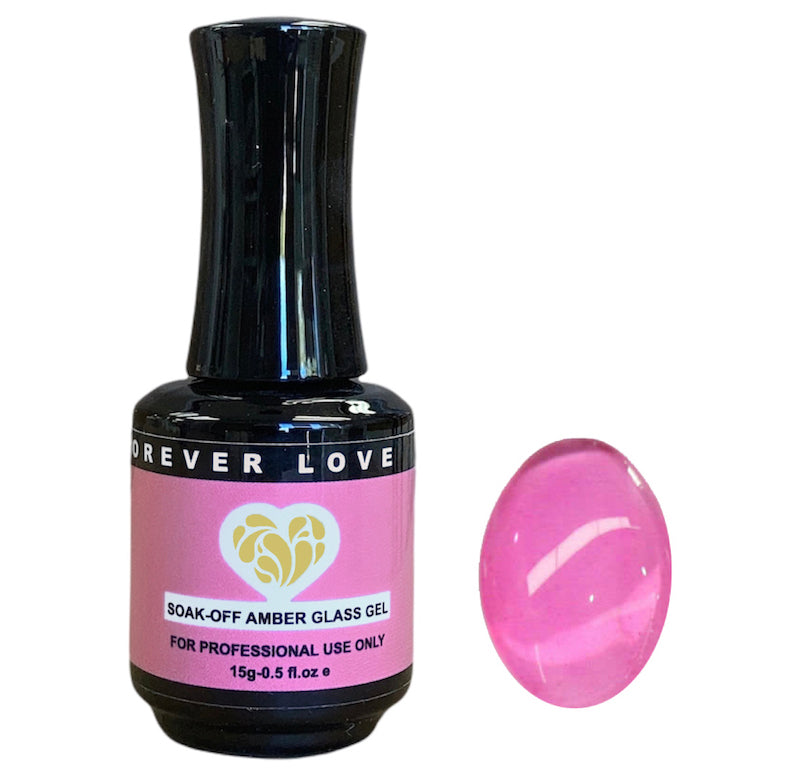 Gel F25 - Forever Love Gel Nail Transparent Jelly Polish Pink
