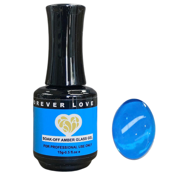 Gel F29 - Forever Love Gel Nail Transparent Jelly Polish Blue