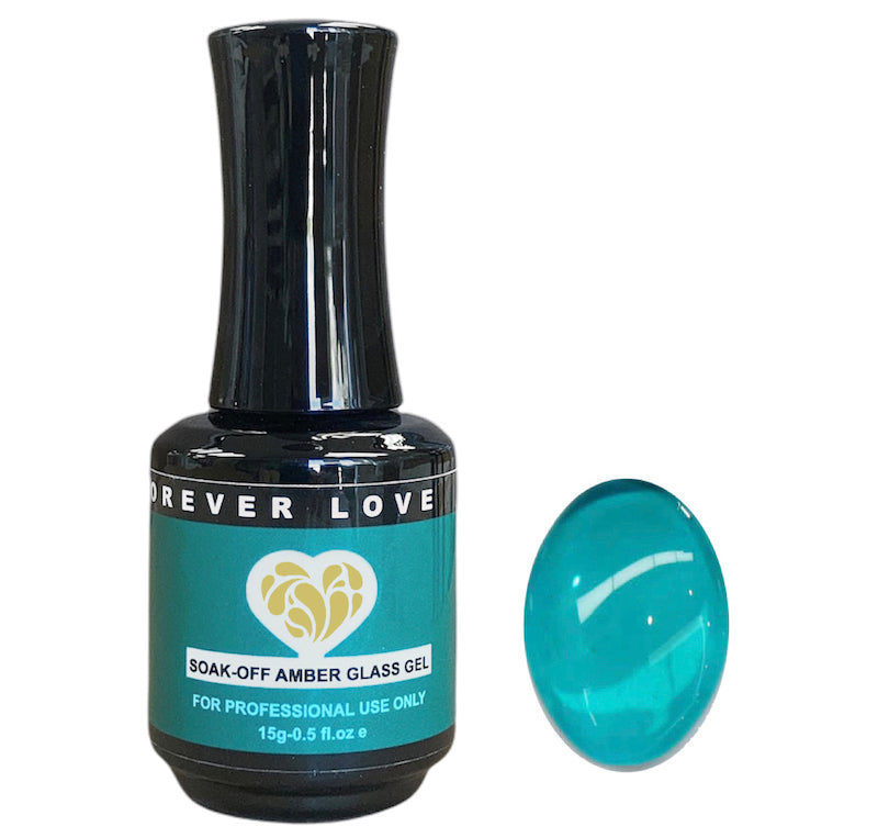 Gel F31 - Forever Love Gel Nail Transparent Jelly Polish Blue
