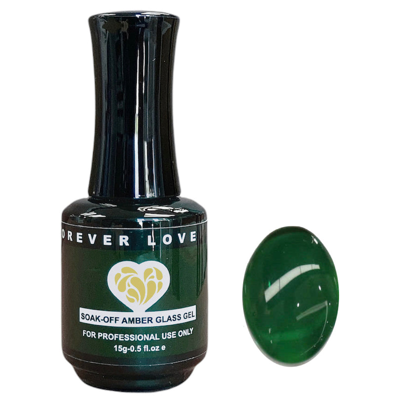 Gel F33 - Forever Love Gel Nail Transparent Jelly Polish Green