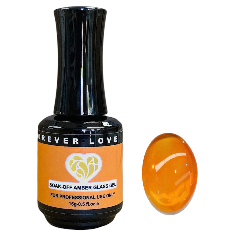 Gel F36 - Forever Love Gel Nail Transparent Jelly Polish Orange