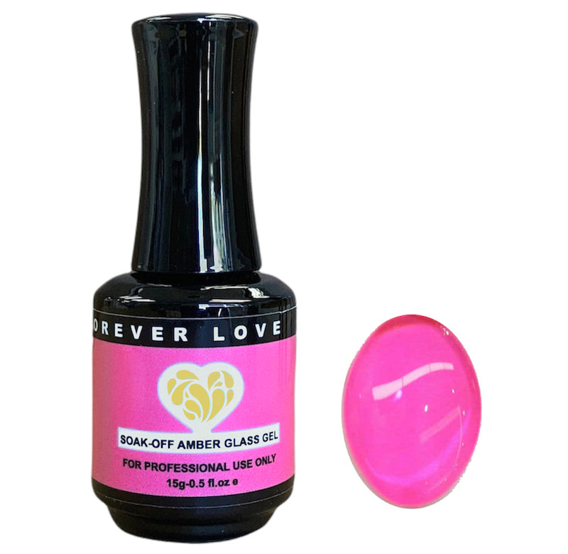 Gel F37 - Forever Love Gel Nail Transparent Jelly Polish Pink
