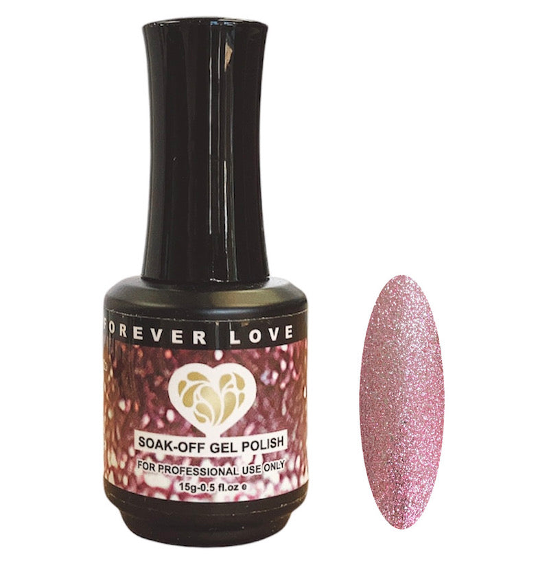 Gel F52 Platinum - Forever Love Gel Nail Polish Pink Purple