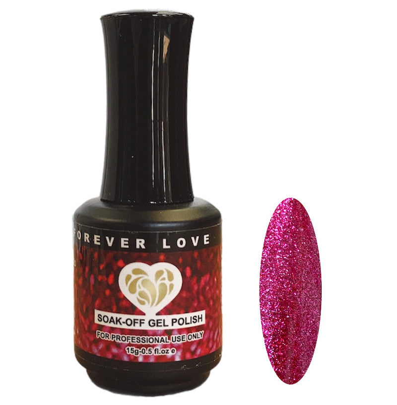 Gel F57 Platinum - Forever Love Gel Nail Polish Pink Purple