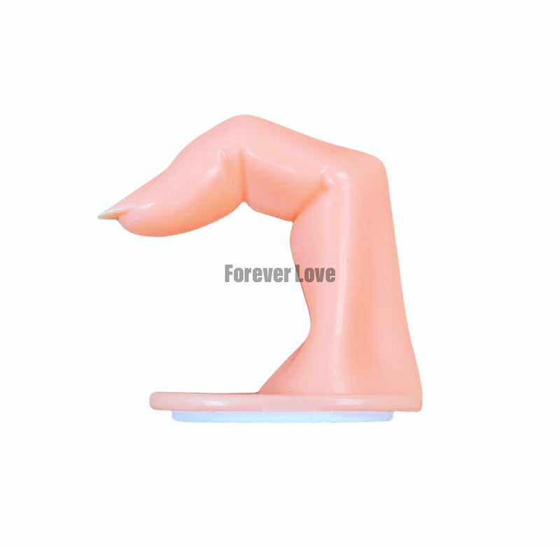 Acrylic Nail Art Practice Finger - Forever Love