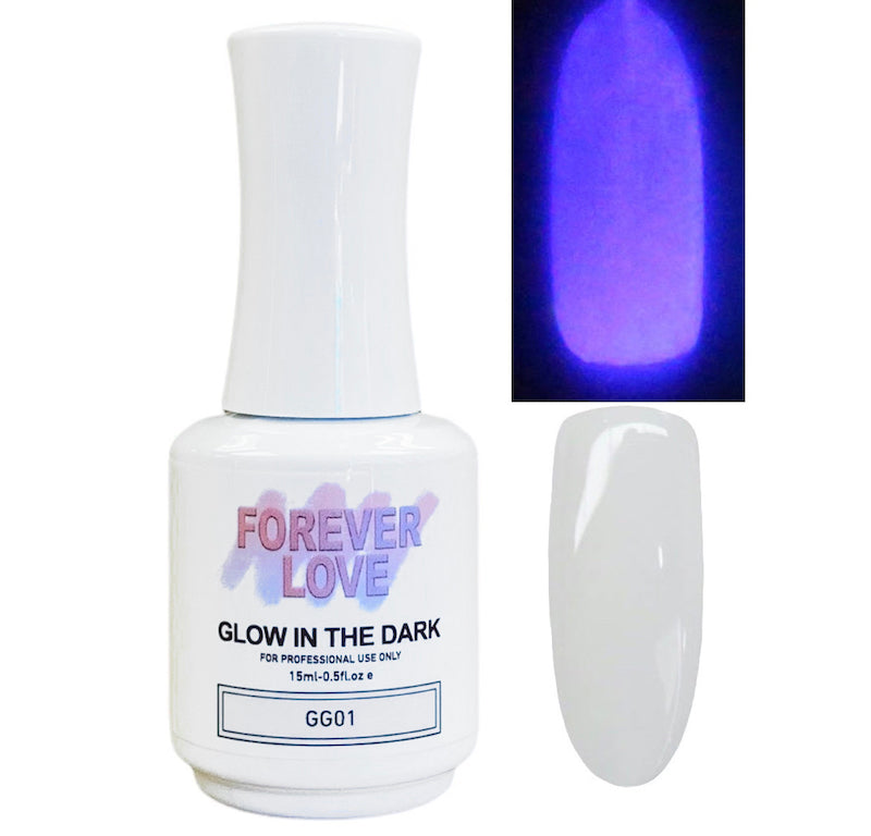 Glow In The Dark Gel GG01 - Forever Love Purple White