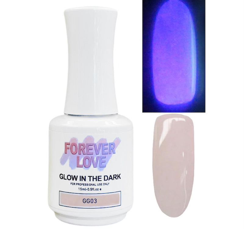 Glow In The Dark Gel GG03 - Forever Love Purple Nude Pink