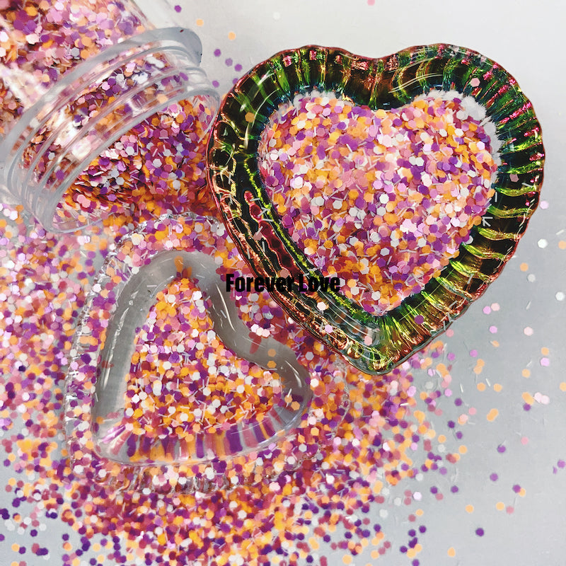 Forever Love Nail Art Glitter Sprinkle On Collection