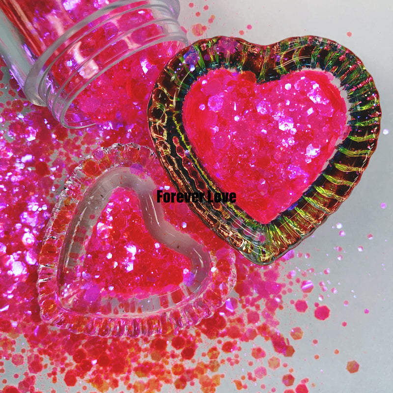 Forever Love Nail Art Glitter Sprinkle On Collection