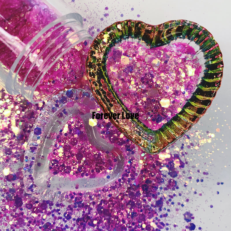 Forever Love Nail Art Glitter Sprinkle On Collection