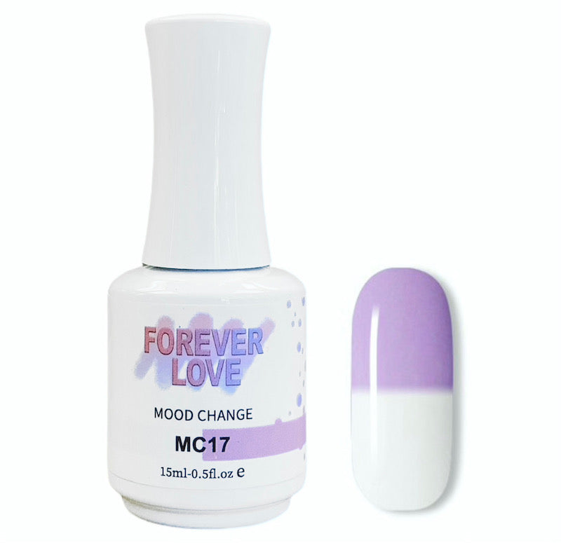 Mood Change Gel MC17 - Forever Love Purple White