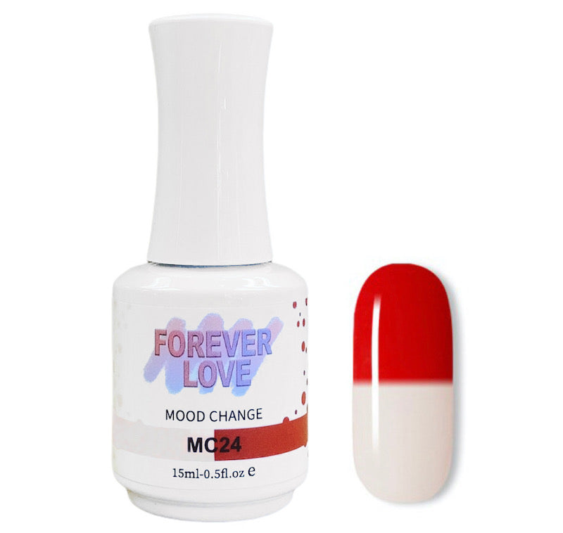 Mood Change Gel MC24 - Forever Love Red Nude Pink