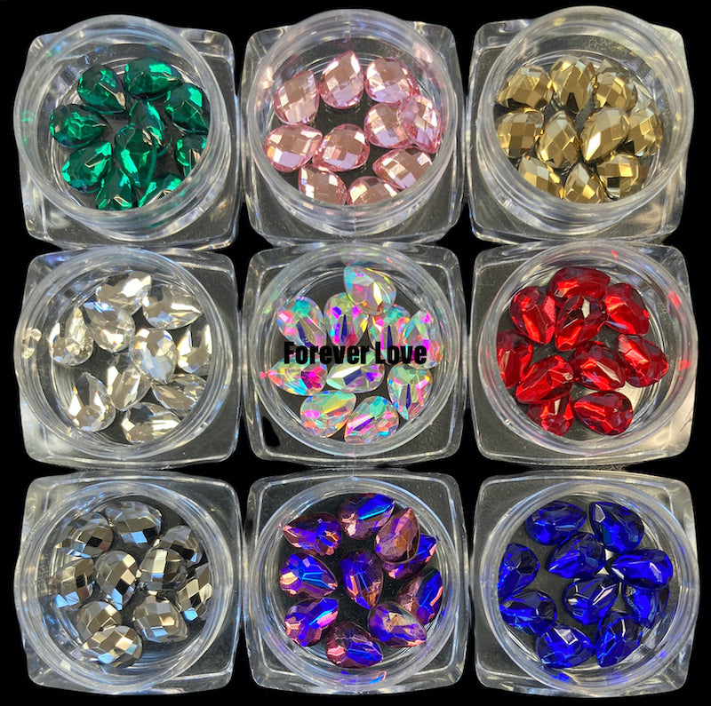 Forever Love Nail Art Rhinestones Gems