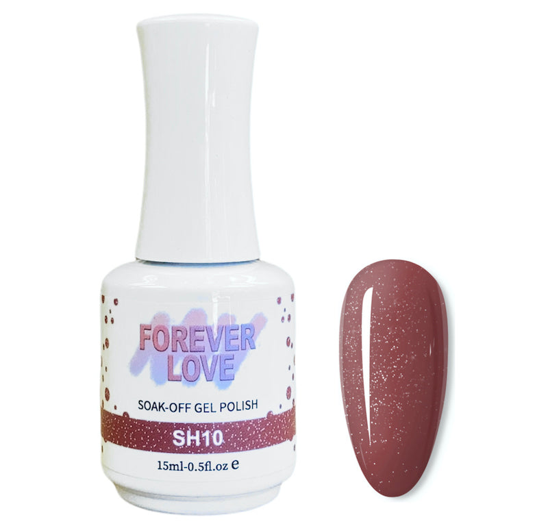 Gel SH10 - Forever Love Shimmer Gel Nail Polish Purple