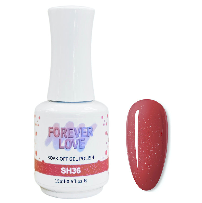 Gel SH36 - Forever Love Shimmer Gel Nail Polish Pink