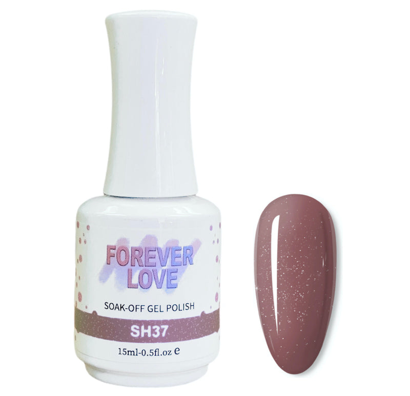 Gel SH37 - Forever Love Shimmer Gel Nail Polish Purple