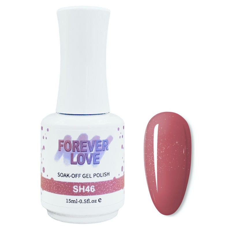 Gel SH46 - Forever Love Shimmer Gel Nail Polish Pink