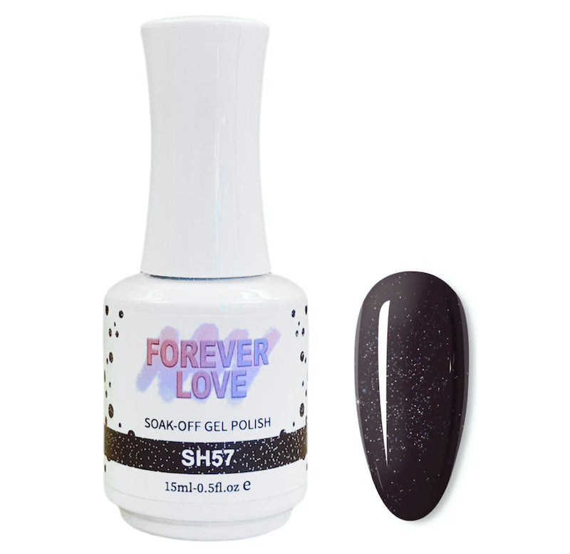 Gel SH57 - Forever Love Shimmer Gel Nail Polish Purple
