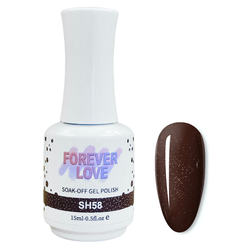 Gel SH58 - Forever Love Shimmer Gel Nail Polish Purple