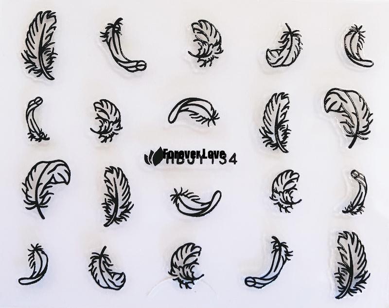 Forever Love Nail Art Stickers Decals