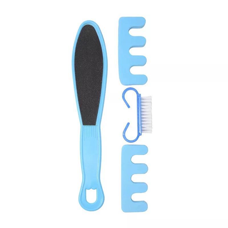 Foot File 05 with Toe Separators and Cleaning Brush Pedicure Kit - Forever Love Foot Callus Remover / Foot Sander / Pedicure File / Foot File / Rasp / Callus Shaver