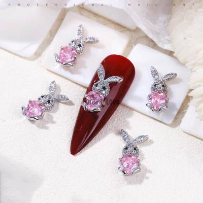 Forever Love Nail Art Charms Rabbits Bunnies