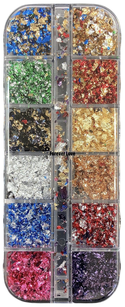 Forever Love Nail Art Charms Foils