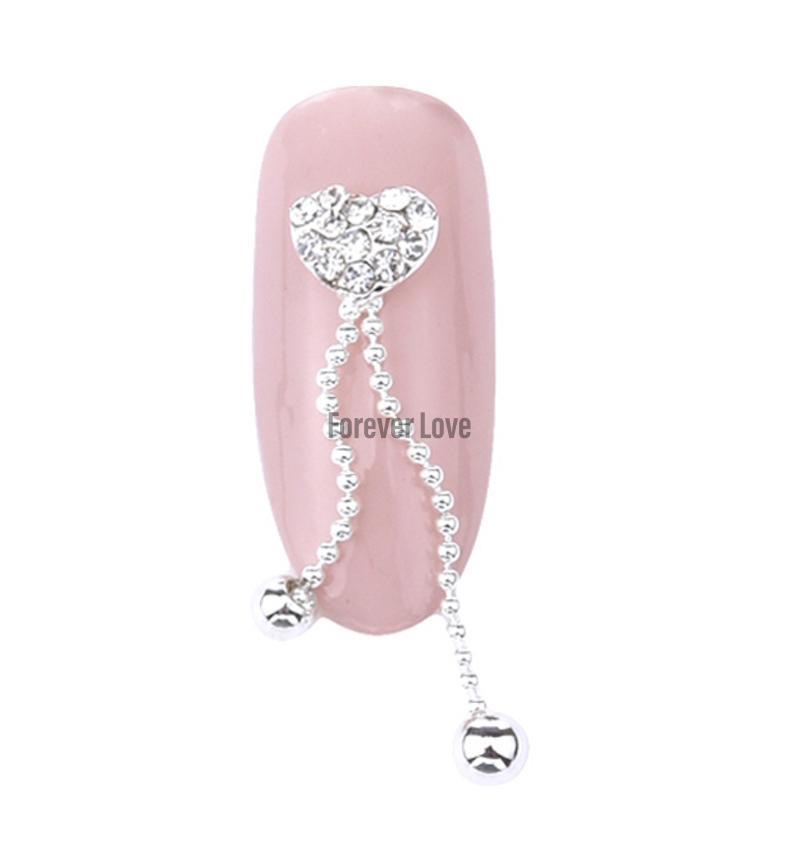 Forever Love Nail Art Charms Heart