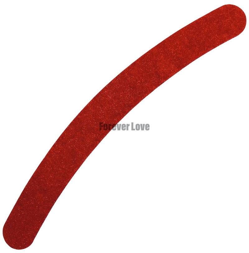 File 80/80 ( Red Curve) - Forever Love Professional Double Sided Nail Files